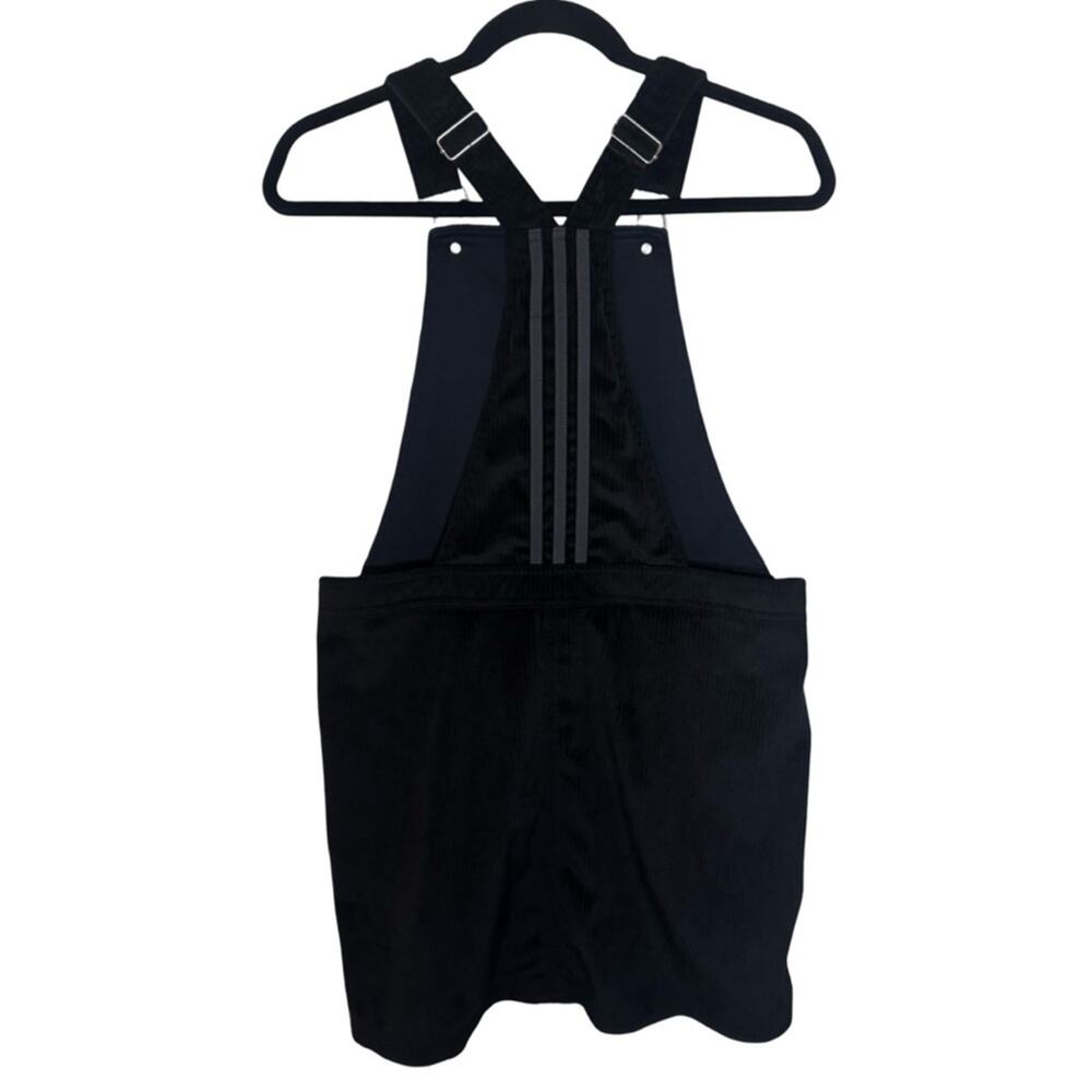 Adidas Originals Corduroy Dress Women's Size S Black Overall Dress - Picture 7 of 8